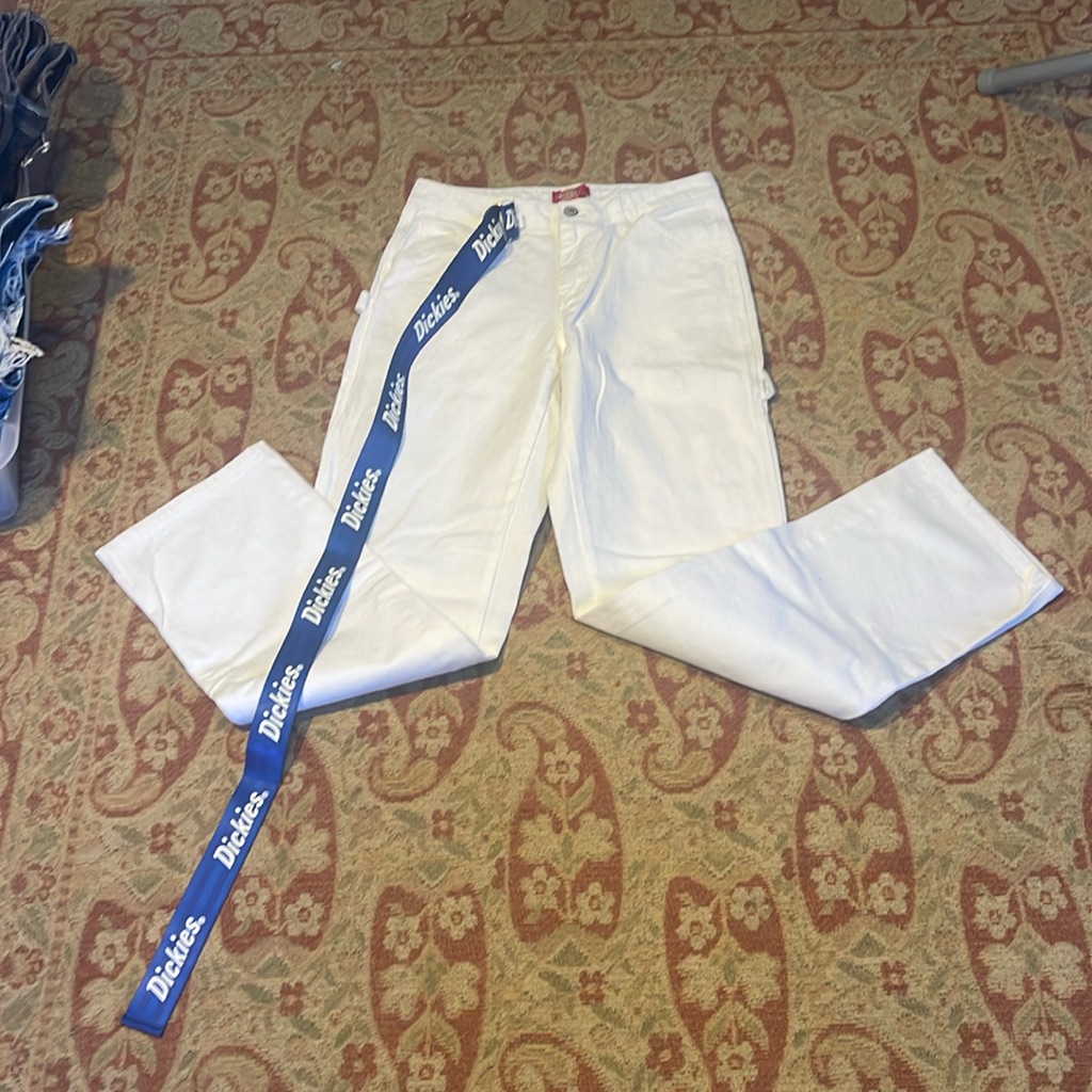 Dickies White Cargo Size 26